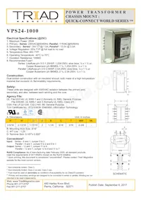 VPS24-1000-B Datasheet Cover