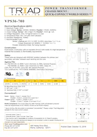 VPS36-700-B Datenblatt Cover