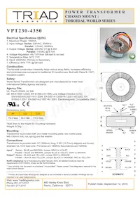 VPT230-4350 Datasheet Copertura