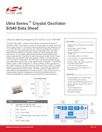 540BAA150M000BAG Datasheet Cover