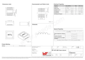 74406042033 Datenblatt Cover