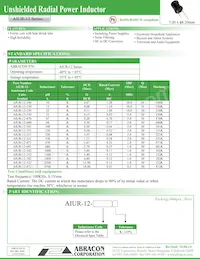 AIUR-12-330K Datasheet Cover