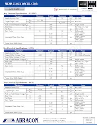 ASFLMPLP-25.000MHZ-C-T Datasheet Pagina 2