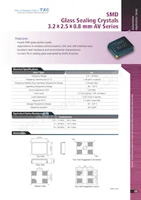 AV27070005 Datasheet Copertura