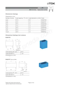 B32676F3356K000 Datasheet Pagina 3