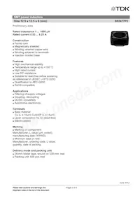 B82477P2154M000 Datasheet Page 2