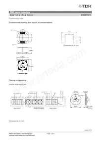 B82477P2154M000 Datasheet Page 3