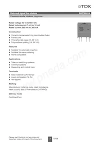 B82720H0014A013 Datenblatt Seite 2