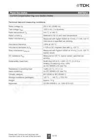 B82722J2801N020 Datasheet Pagina 4