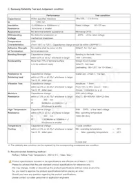 CL31C331JCCNNNC Datasheet Page 2