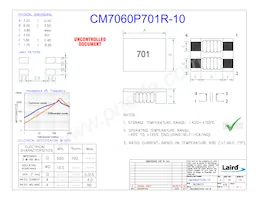 CM7060P701R-10 Datasheet Copertura
