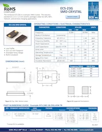 ECS-184-18-23G-JGN-TR Datasheet Copertura