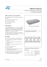 EMIF08-VID01F2 Datasheet Copertura
