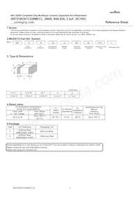 GRT21BC81C335ME13L Datasheet Cover