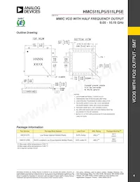 HMC511LP5TR Datasheet Pagina 4