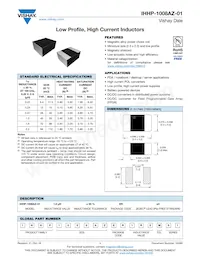 IHHP1008AZER4R7M01 Datenblatt Cover