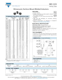 IMC1210BN470K Datasheet Copertura