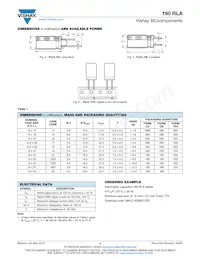 MAL216060102E3 Datasheet Pagina 2