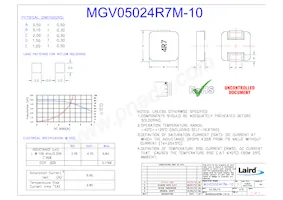 MGV05024R7M-10數據表 封面