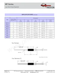 MT10-0R1F1 Datasheet Pagina 2