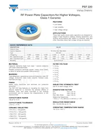 PEF220WH10336BK1 Datasheet Copertura