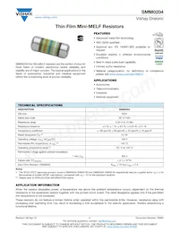 SMM02040E8251BB100 Datasheet Cover