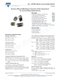 VJ1210V685ZXATW1BC Datasheet Cover