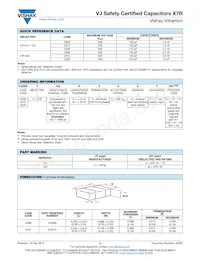 VJ2225Y334KFEAT Datasheet Pagina 2