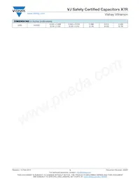 VJ2225Y334KFEAT Datasheet Page 3