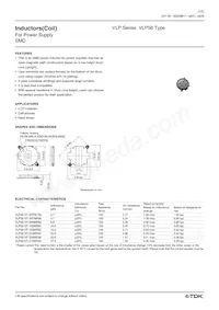 VLP5610T-2R7M1R0 Datenblatt Cover