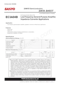 EC3A04B-3-TL-H Datasheet Copertura