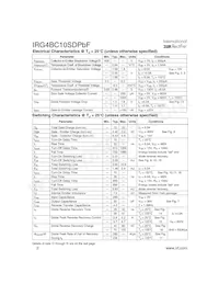 IRG4BC10SDPBF Datenblatt Seite 2