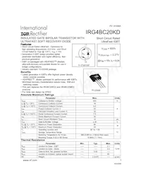 IRG4BC20KD Datasheet Copertura