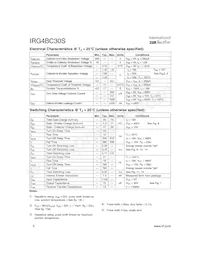 IRG4BC30S數據表 頁面 2