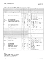 IRGI4085-111PBF Datenblatt Seite 2