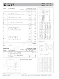 IXBH10N170 Datenblatt Seite 2