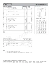 IXGH24N60C4D1數據表 頁面 2