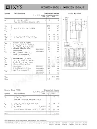 IXGH25N100U1 Datenblatt Seite 2