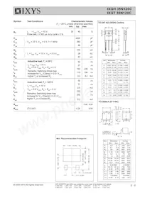 IXGH35N120C Datenblatt Seite 2