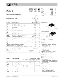 IXGH45N120數據表 封面