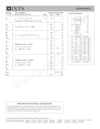 IXGH85N30C3數據表 頁面 2