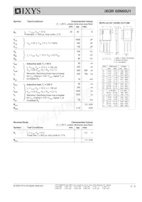 IXGR60N60U1 Datasheet Pagina 2