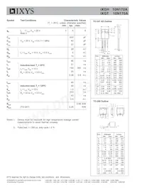 IXGT10N170A Datenblatt Seite 2