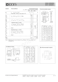 IXGT20N60B Datenblatt Seite 2