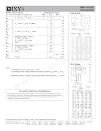 IXGT4N250C數據表 頁面 2