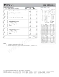 IXXH80N65B4 Datenblatt Seite 2