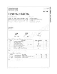 SGR20N40LTM Datasheet Copertura