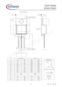 SGW15N60FKSA1 Datasheet Pagina 9