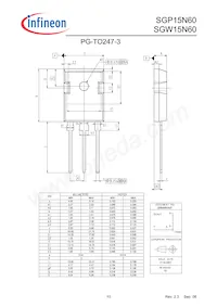 SGW15N60FKSA1數據表 頁面 10