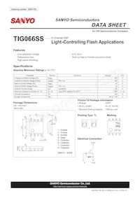 TIG066SS-TL-E數據表 封面